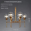 Axyaa LED Chandelier: Modern Minimalist Magic Bean Decor Light for Living Room, Bedroom, Restaurant