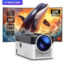 Axyaa Magcubic Ultra Short Throw Projector 900 ANSI 8K Electronic Focus WiFi6 Voice