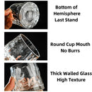 Axyaa Rotatable Whiskey Glass with Wooden Base - Bar Drinking Novelty Cup