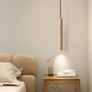 Axyaa Travertine Stone Cylinder LED Pendant Lamp for Bedroom, Dining Room & Kitchen