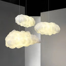 Axyaa Cloud Pendant Light: Versatile Silk Cotton LED Atmosphere Lamp for Home and Restaurant