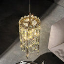 Axya Luxury Crystal Chandelier with LED Light Source Glass Pendant Light