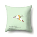 Axyaa Woodland Animal Cushion Cover: Bear Deer Pillow Case for Home Decor