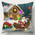 Santa Claus LED Luminous Pillowcase, Festive Axyaa Brand Design for Christmas Home Decor