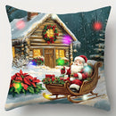 Santa Claus LED Luminous Pillowcase, Festive Axyaa Brand Design for Christmas Home Decor