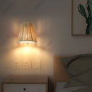 Axyaa Rattan Woven E27 Wall Lamp - Decorative Lighting Fixture for Bedroom, Living Room