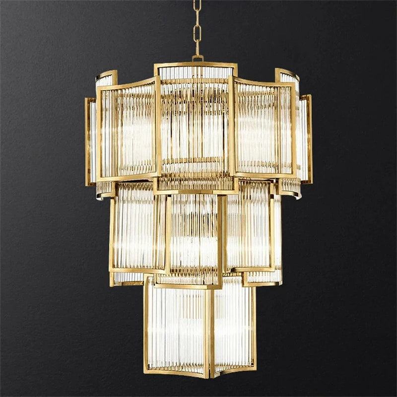 Axyaa Nordic Luxury Crystal Chandelier for Modern Living, Bedroom, Dining Room