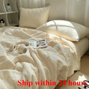 Axyaa Summer Double-Layer Yarn Xia Liang Quilt Set - 4-Piece