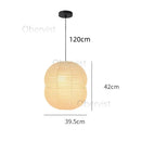 Axyaa Rice Paper Pendant Lamp Hanging Light with E27 Bulb