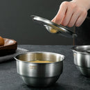 Axyaa Stainless Steel Bowl with Lid, Food Container, Kitchen Tableware