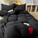 Axyaa Solid Color Bedding Set: Soft Bed Linens for Adults & Kids