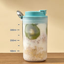 Axyaa Portable Oat Cup Set with Stainless Steel Spoon - Leak Proof Food Container