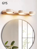 Axya Stone Wall Lamp for Bathroom Vanity - Japanese Minimalist Design