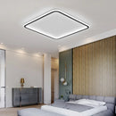Axyaa Square Ceiling Chandelier: Dimmable Nordic Living Room Light Fixture