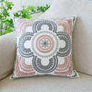 Axyaa Wild Floral Plant Embroidery Pillow Cover, 45x45cm, Country Style
