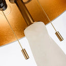 Axyaa Marble Table Lamp: Contemporary Nordic LED Decoration for Living Room or Bedroom
