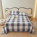 Axyaa Cartoon Panda Flannel Blanket Set with Pillowcases for Sofa Bed Bedspread