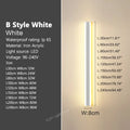 Axyaa Minimalist Outdoor Wall Lamp Strip for Garden Villa Background Lighting
