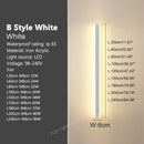 Axyaa Minimalist Outdoor Wall Lamp Strip for Garden Villa Background Lighting