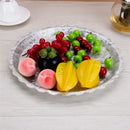 Axya Gold Round Serving Tray for KTV, Weddings, Large Snacks & Drinks