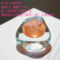 Axyaa Small Mouth Glass Vase: Hydrop n. Vessels for Flowers, Decorative & Dried Flower Arrangement