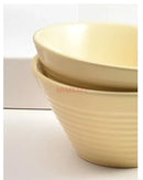 Axyaa Bamboo Hat Bowl Set - High-Temperature Resistant Creative Ceramic Rice Bowls