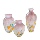 Axyaa Pink Gradient Glass Vase Hydroponics Terrarium Floral Home Decoration