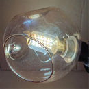 Axyaa Side Opening Glass Shade Replacement for E27 Screw Socket