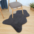 Axyaa Soft Plush Faux Rabbit Fur Carpet for Modern Home Decor