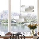 Axyaa Wabi Sabi Silk Pendant Chandelier for Home Decor and Ambiance