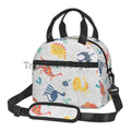 Dino Lunch Bag by Axyaa: Jurassic Thermal Tote for Kids School Travel Picnic