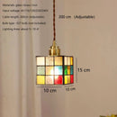 Axyaa Colourful Scandinavian Glass Pendant Lights for Kitchen Dining Room, Brass Led Pendant Lamp