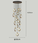 Axyaa Dining Room Chandelier Pendant Light Fixture Ceiling Lamp Elegant Indoor Lighting