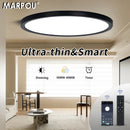 Axyaa 20-Inch Smart LED Ceiling Light: App Remote Control, Dimmable, Ultra-thin - for Living Room, Bedroom