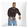 Axyaa Rock Face Cushion Cover: Funny Meme Throw Pillow for Home Decoration