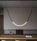 Axyaa Bamboo Pendant Lights: Nordic Villa Led Loft Stair Luminarias