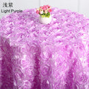 Axyaa Petal Rose Tablecloth: Modern 3D Design for Wedding and Hotel Tables