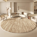 Axyaa Plush Cream Style Bedroom Carpet: Soft, Fluffy, Washable, Thicken Mat
