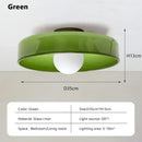 Axyaa Cream LED Ceiling Lamp Single Head Minimalist Nordic Design