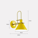 Axyaa Industrial Iron Wall Lamp for Living Room Bedroom, Nordic Bedside Light