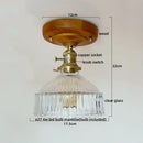 Axyaa Modern LED Wood Canopy Ceiling Light for Porch Kitchen Living Room