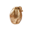 Axyaa Golden Star Fruit Vase: Elegant Ceramic Lemon Flowerpot for Home Decor