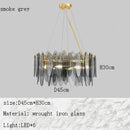 Axyaa Crystal Chandelier for Modern Luxury Living Room and Dining Hall