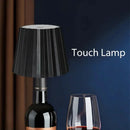 Axyaa Wireless Bottle Table Lamp with Touch Control, 3 Colors, and Stepless Dimming