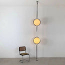 Axyaa White Acrylic Ball LED Floor Lamp for Living Room and Hotel
