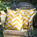 Axyaa Waterproof Wave Bar Cushion Cover for Outdoor Garden Chairs
