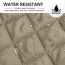 Axyaa Waterproof L Shape Sofa Cover: Non-Slip Couch Slipcover for Pets & Kids