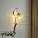 Nordic Modern LED Wall Lamp with Pull Chain Switch by Axyaa