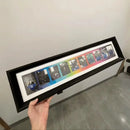 Axyaa Rainbow Wood Frame Holder Family Table Decor 3" 5" Kid Photo Storage