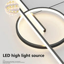 Axyaa Long LED Pendant Light for Dining and Living Room Decor